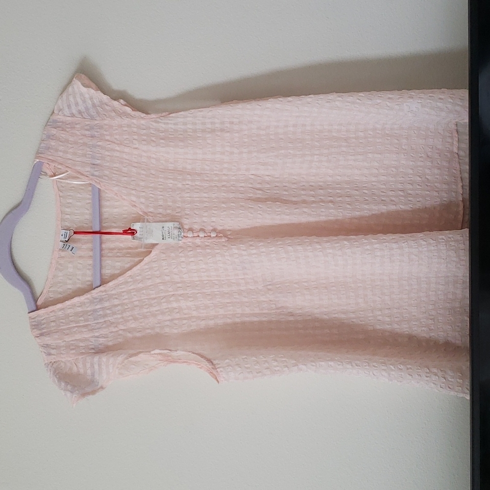 NWT Elle Light Pink/Salmon Blouse - Picture 1 of 9